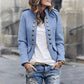 Blazer pour femme avec col montant