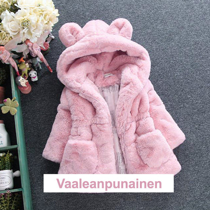 [Meilleur cadeau pour elle] Veste à capuche avec oreilles de lapin épaisses et mignonnes pour filles