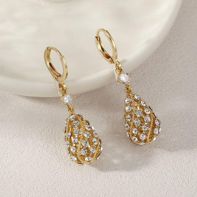 [Meilleur cadeau] Boucles d'oreilles élégantes en strass en forme de larme