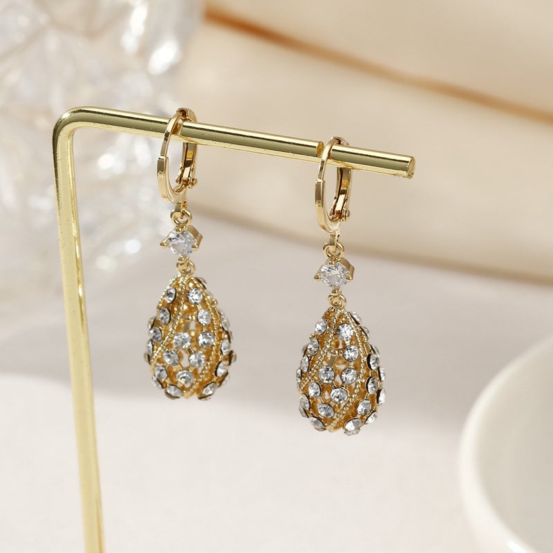 [Meilleur cadeau] Boucles d'oreilles élégantes en strass en forme de larme