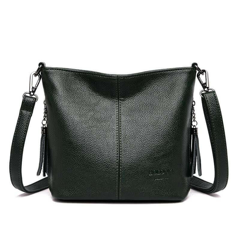 Leder Schultertasche Bleiben Sie stilvoll organisiert!