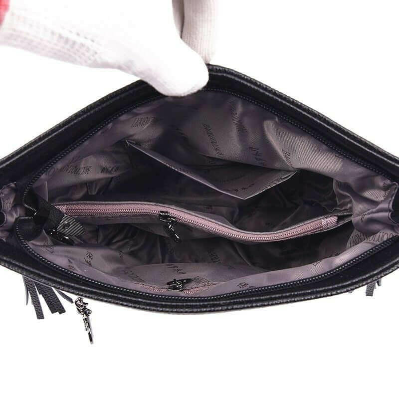 Leder Schultertasche Bleiben Sie stilvoll organisiert!