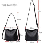 Leder Schultertasche Bleiben Sie stilvoll organisiert!