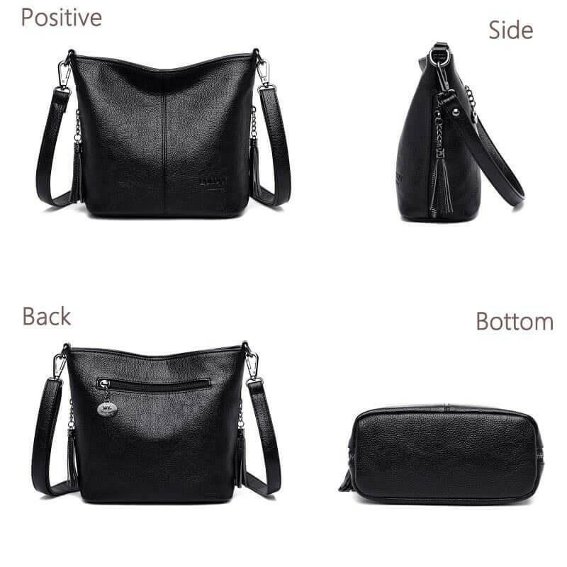 Leder Schultertasche Bleiben Sie stilvoll organisiert!