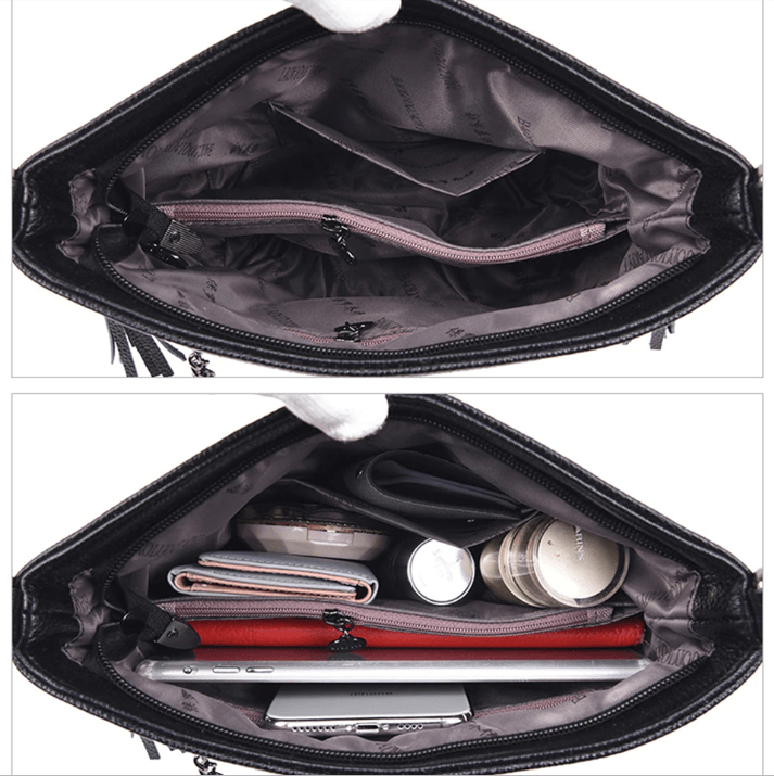 Leder Schultertasche Bleiben Sie stilvoll organisiert!