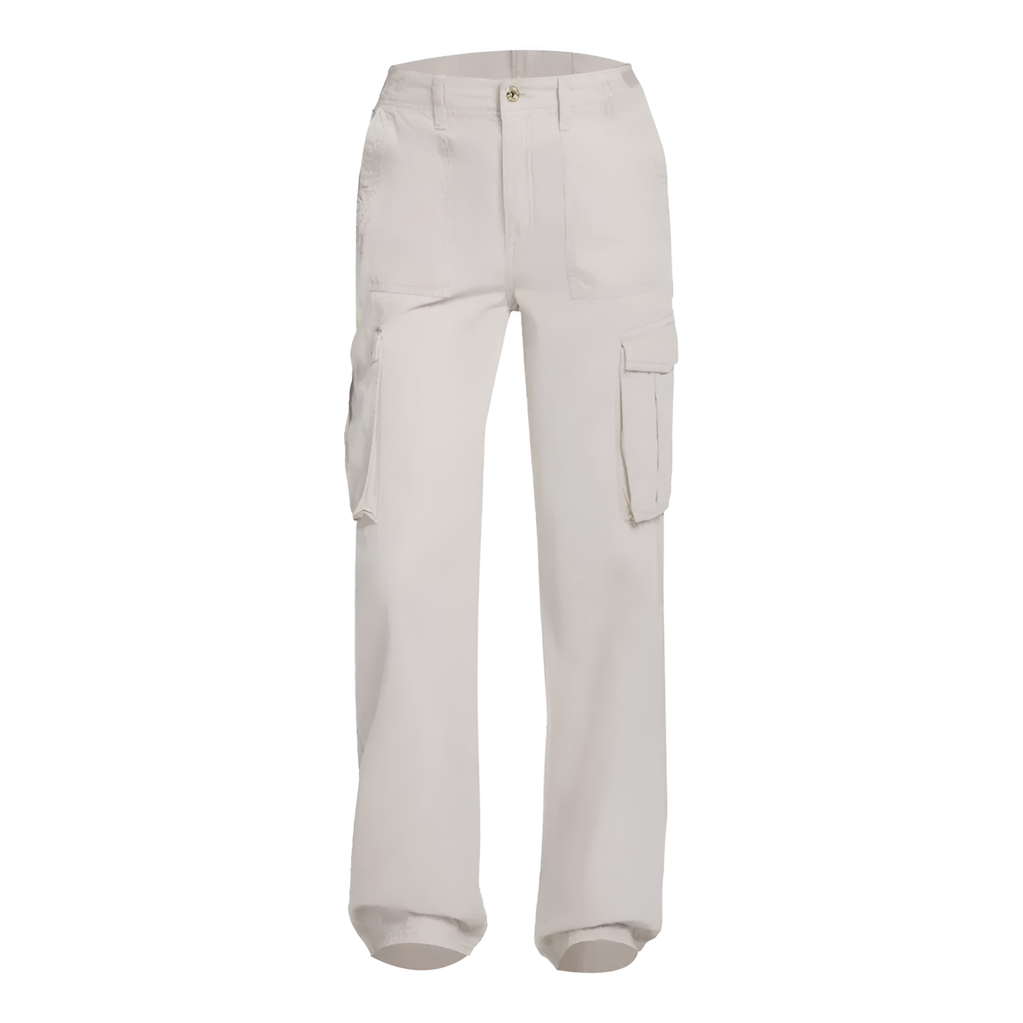 Pantalon cargo coupe droite pour femme