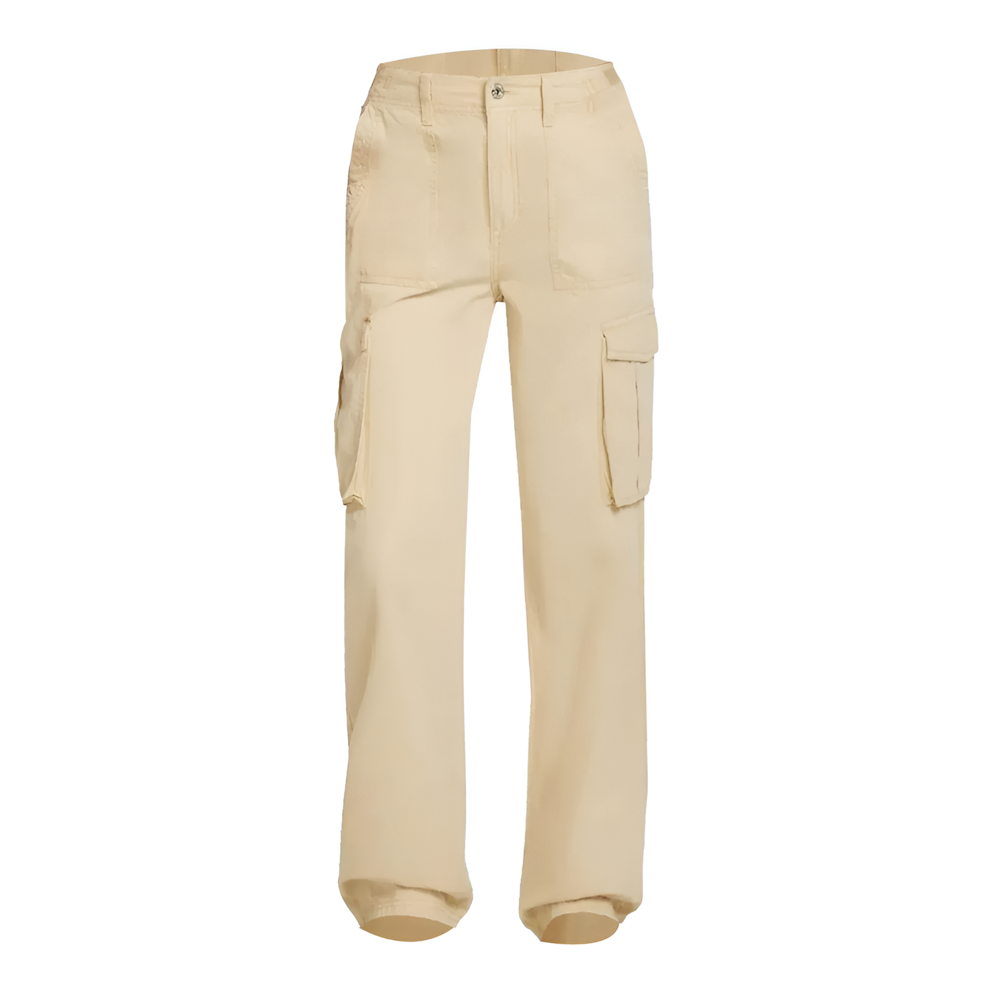 Pantalon cargo coupe droite pour femme