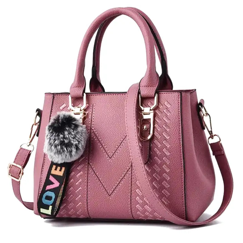 Abnehmbare Schulter-Handtasche aus Leder