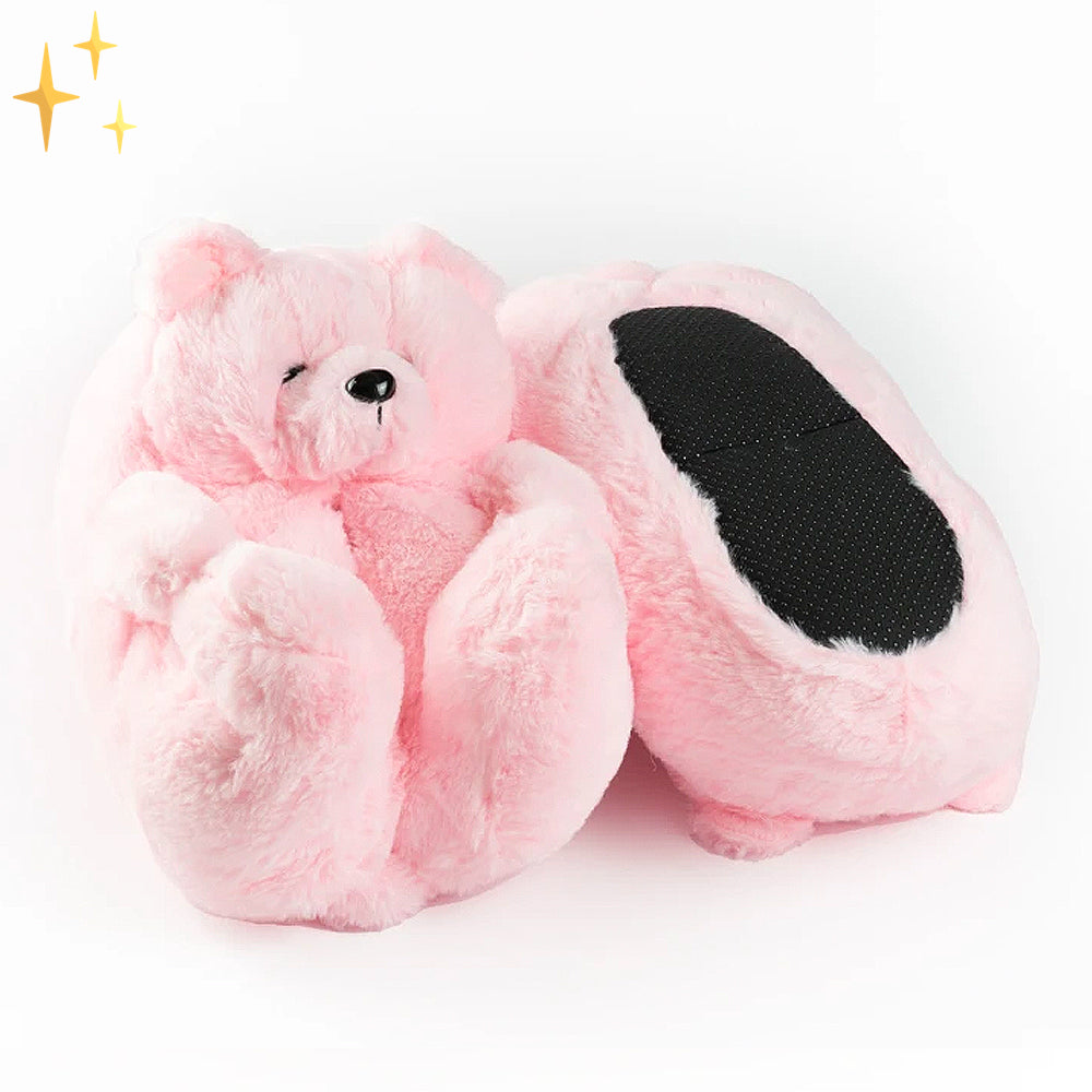 Pantoufles Cripes Teddy Bear pour des pieds au chaud et un look ludique super mignon