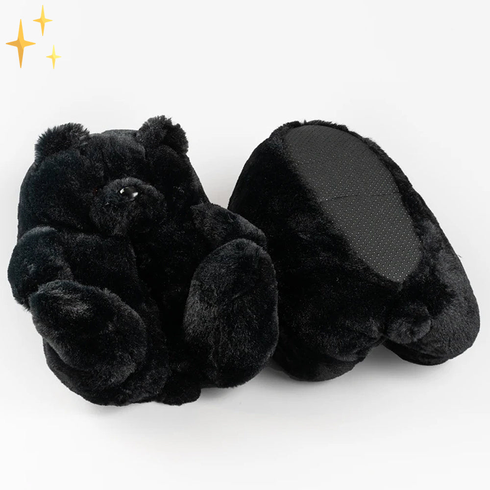 Pantoufles Cripes Teddy Bear pour des pieds au chaud et un look ludique super mignon