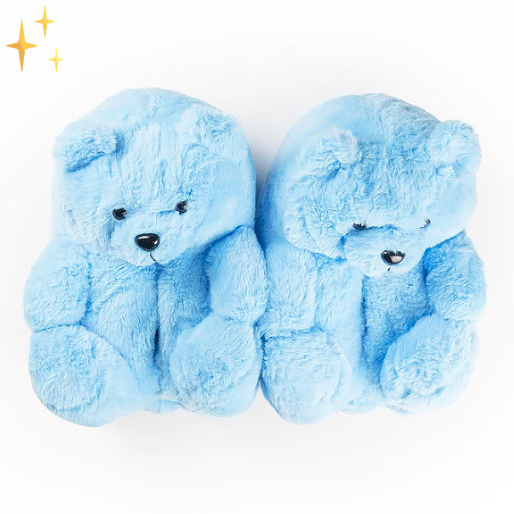 Pantoufles Cripes Teddy Bear pour des pieds au chaud et un look ludique super mignon