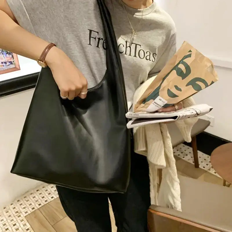 Schultasche Tragetasche aus weichem Leder