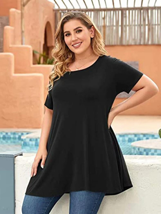 Cripes Tuniques Fluides Plus Size