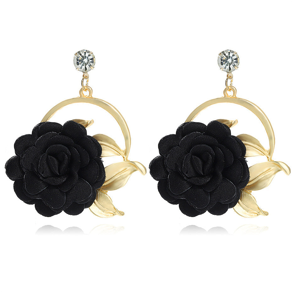 Boucles d'oreilles en strass RoseGlow