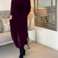 Odelia | Comfy Fluwelen Jurk met Zakken