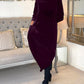 Odelia | Comfy Fluwelen Jurk met Zakken