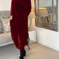 Odelia | Comfy Fluwelen Jurk met Zakken