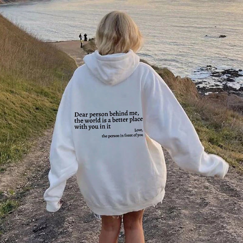 Dear Person Behind Me' Sweatshirt(Achetez 2 obtenez la livraison gratuite)