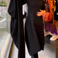 Elegante jurk in een effen kleur