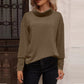 Pull de mode décontracté avec un cou rond pour les femmes