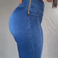 LorenzoZipari™ dames jeans legging met rits