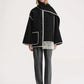 Grace | Comfy Sjaal jas met vollemouwen