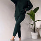 Liza | Elegante coltrui trui en slanke broek