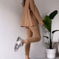 Liza | Elegante coltrui trui en slanke broek