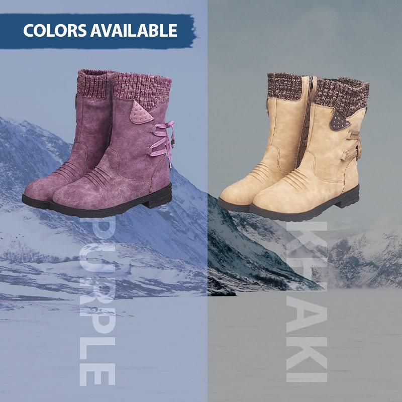 Bottes Chaudes Orthopédiques à Pieds Larges Pour Femmes, Automne Et Hiver ✨Livraison Gratuite✨