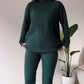 Liza | Elegante coltrui trui en slanke broek