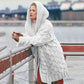 CRIPES - Strickjacke mit Kapuze Warm
