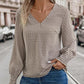 Elegante Blouse met V-hals