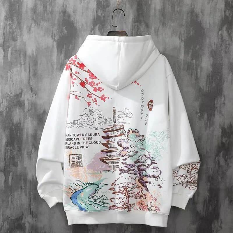 KoiPond™ Japans Landschap Hoodie