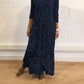 Elegante maxi jurk met lange mouwen