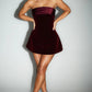 Marije | Elegante Mini vouw jurk