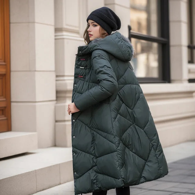 Stella | Veste Long Parka Bouffante