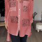 Vianne™ | Comfy Overhemd met Briefprint