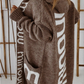 LOU-ANN - GILET LONG ÉLÉGANT |