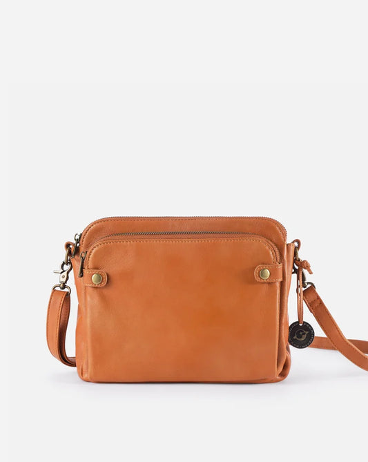 VerveSatchel™ - Crossbody-axelväskor i läder