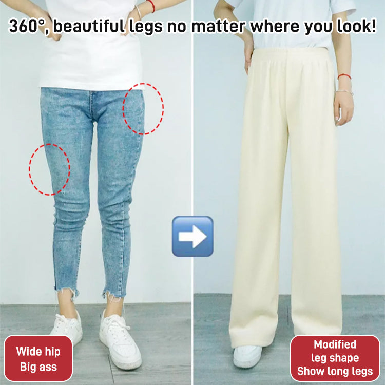 Cripes Pantalon large chaud et épais pour femmes