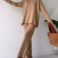 Miriam | Elegante coltrui trui en slanke broek