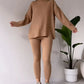 Liza | Elegante coltrui trui en slanke broek
