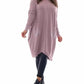 Marjolijn | Comfy Diamond Pocket Sweatshirt Jurk