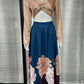 LaRosa™ - Bedrukte rok & crop top set