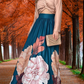 LaRosa™ - Bedrukte rok & crop top set
