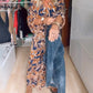 Maxi Jurk met V-hals Quincy