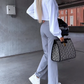 Sam - Crop Top & Wijde Broek met Hoge Taille set