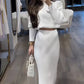 Rixt | Elegante Effen Top & Rok Set