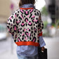 Luipaard Pull-over met lange mouwen