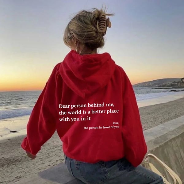 Dear Person Behind Me' Sweatshirt(Achetez 2 obtenez la livraison gratuite)